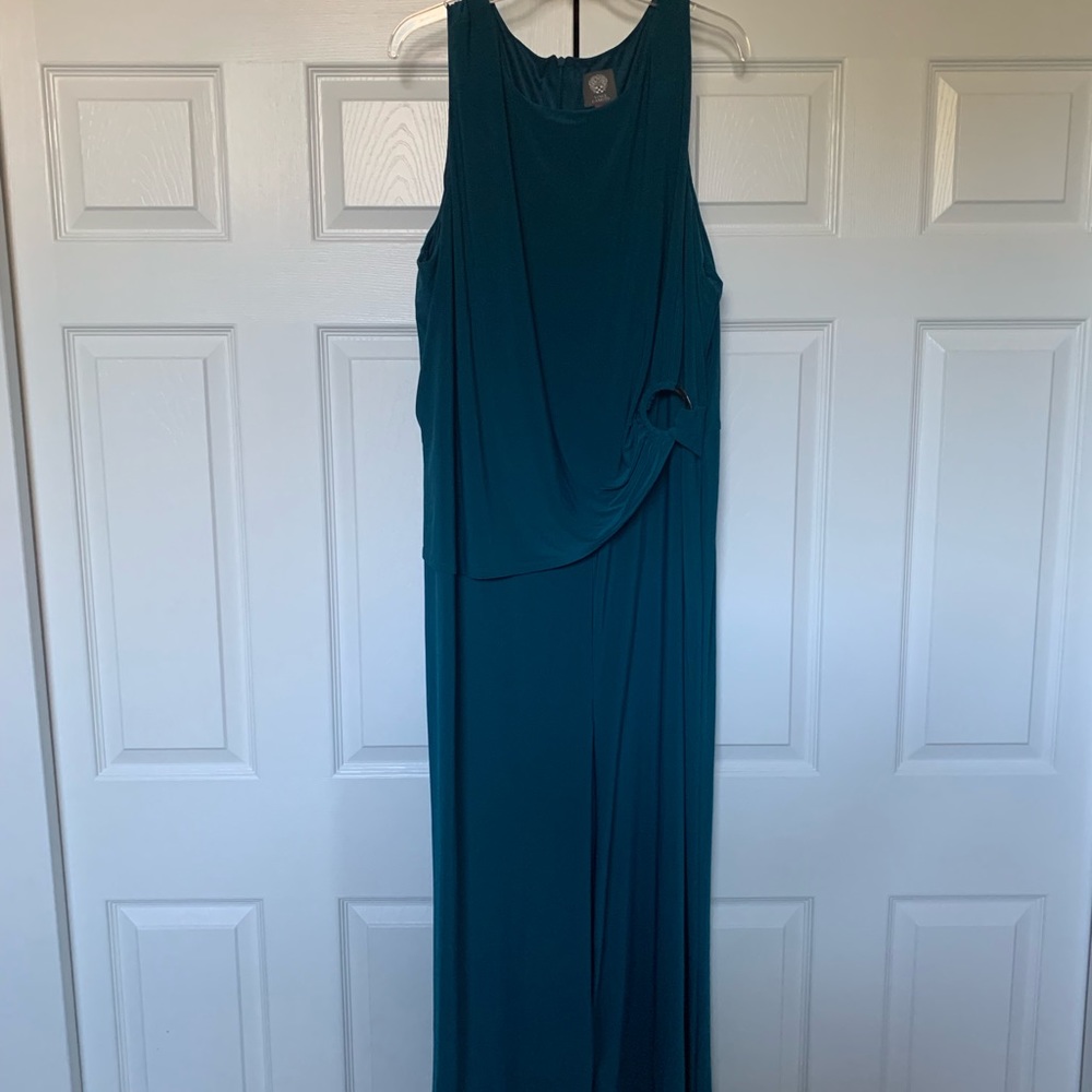 Teal, sleeveless Vince Camuto jumpsuit NWT PRICE DROP